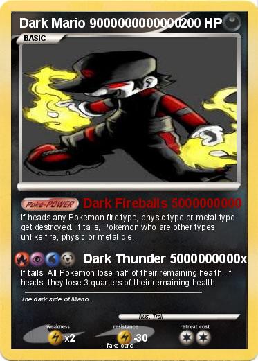 Pokemon Dark Mario 9000000000000