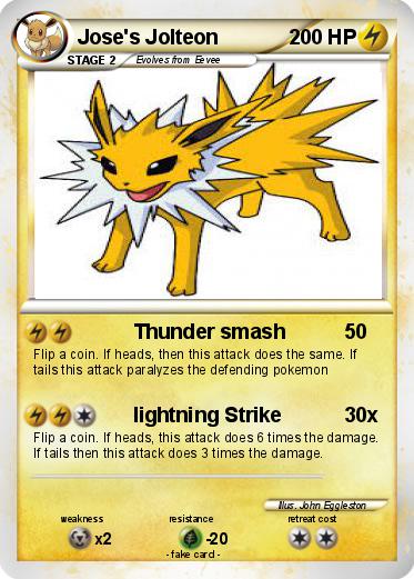 Pokemon Jose's Jolteon
