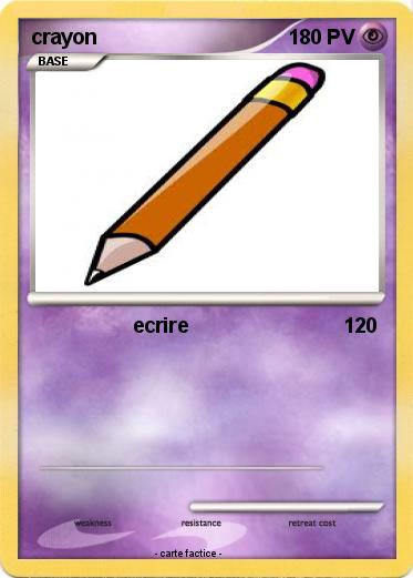 Pokemon crayon
