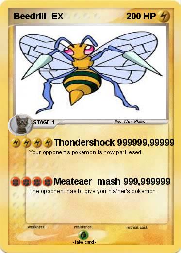 Pokemon Beedrill  EX