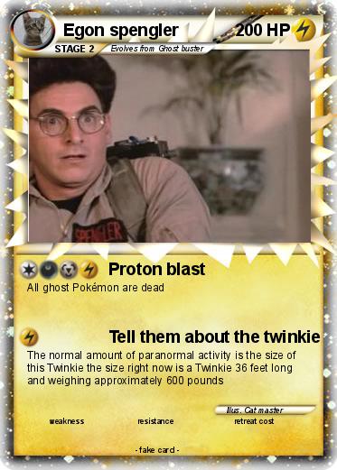 Pokemon Egon spengler