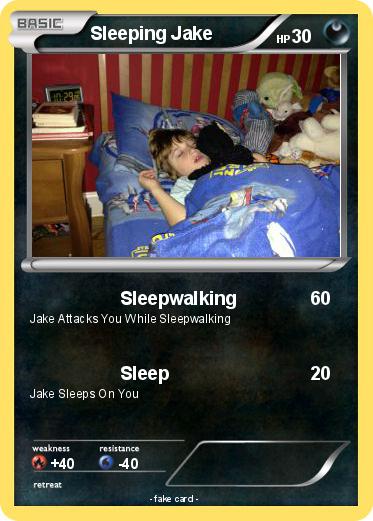 Pokemon Sleeping Jake
