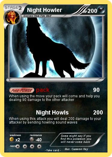 Pokemon Night Howler