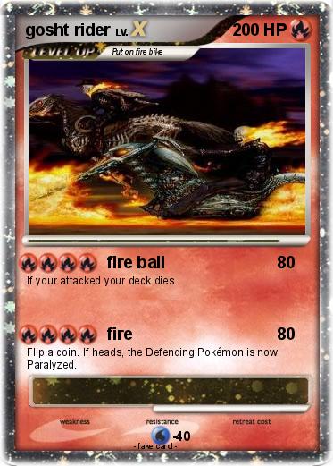 Pokemon gosht rider