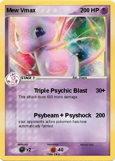 Pokemon Mew Vmax