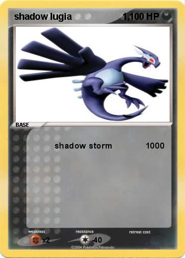 Pokemon shadow lugia                    1,