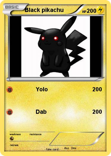 Pokemon Black pikachu