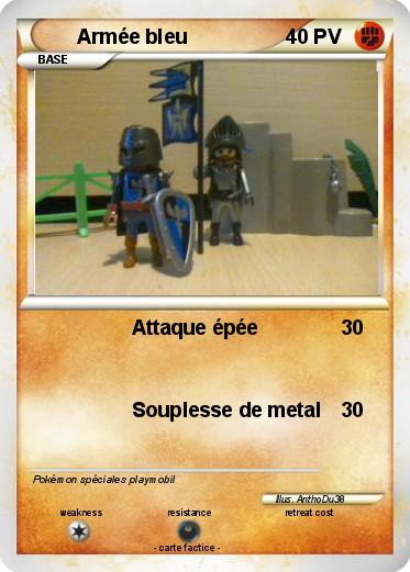 Pokemon Armée bleu