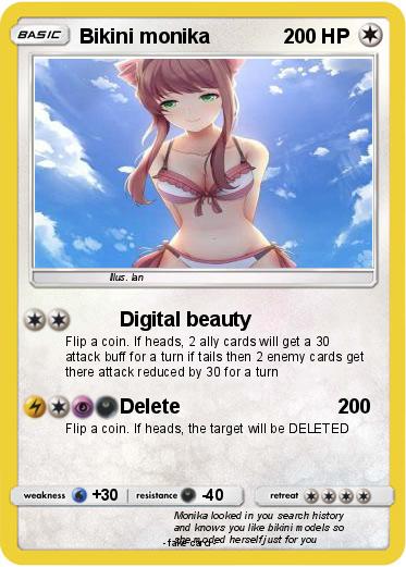 Pokemon Bikini monika