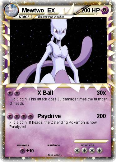 Pokemon Mewtwo  EX