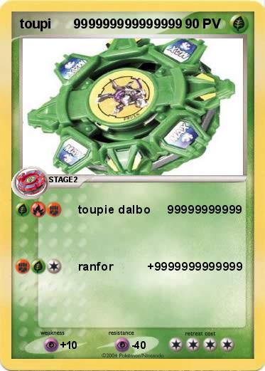 Pokemon toupi      999999999999999