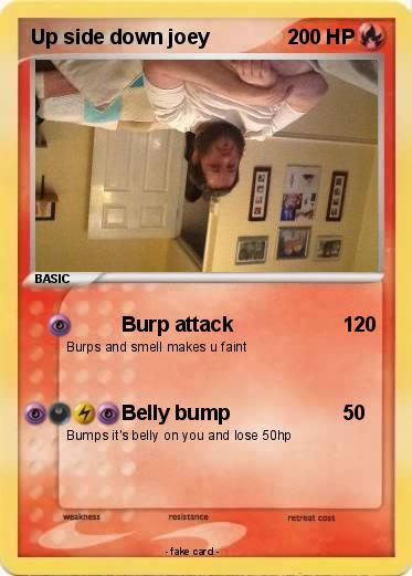 Pokemon Up side down joey