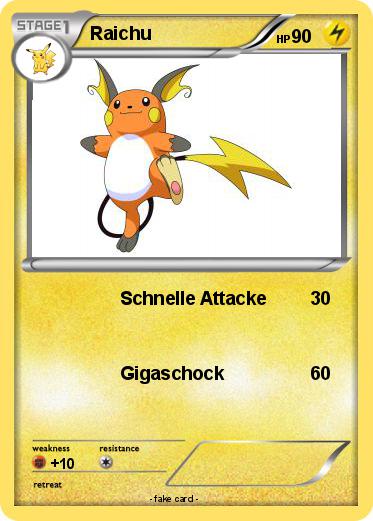 Pokemon Raichu