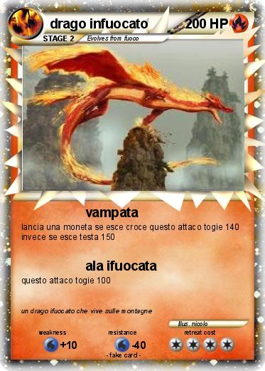 Pokemon drago infuocato