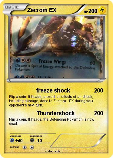 Pokemon Zecrom EX