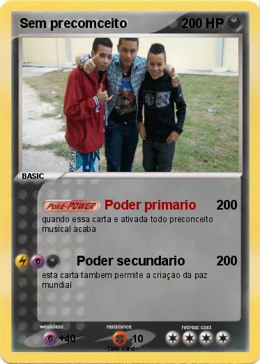 Pokemon Sem precomceito