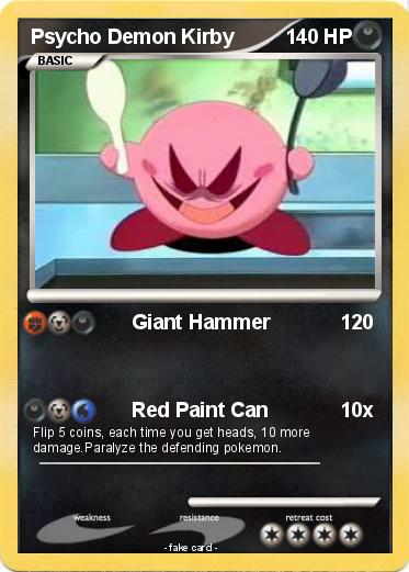 Pokemon Psycho Demon Kirby