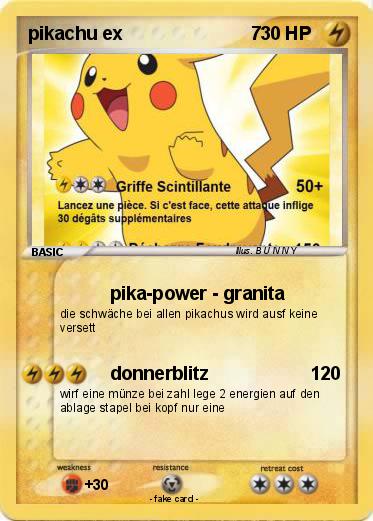 Pokemon pikachu ex                         7