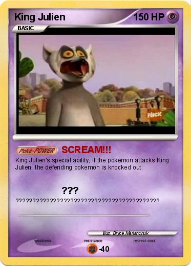 Pokemon King Julien