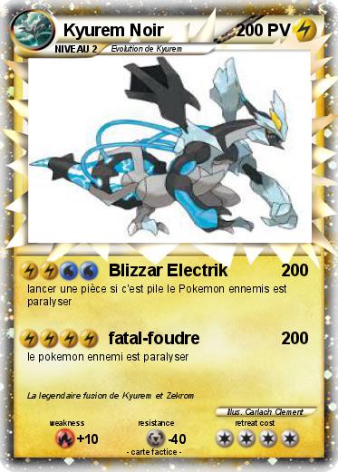 Pokemon Kyurem Noir