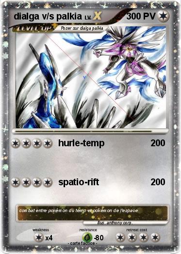 Pokemon dialga v/s palkia