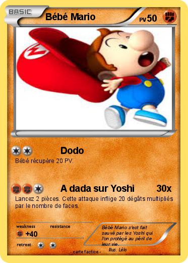Pokemon Bébé Mario
