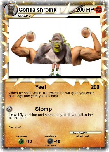 Pokemon Gorilla shroink