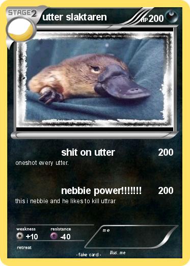 Pokemon utter slaktaren