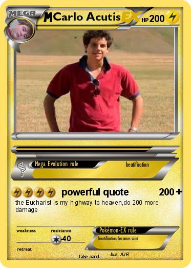 Pokemon Carlo Acutis