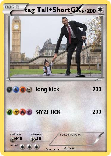 Pokemon tag Tall+ShortGX