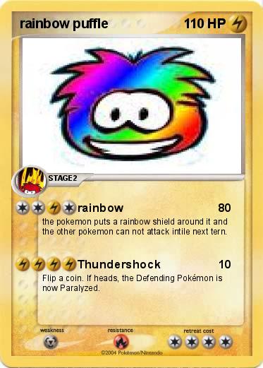 Pokemon rainbow puffle