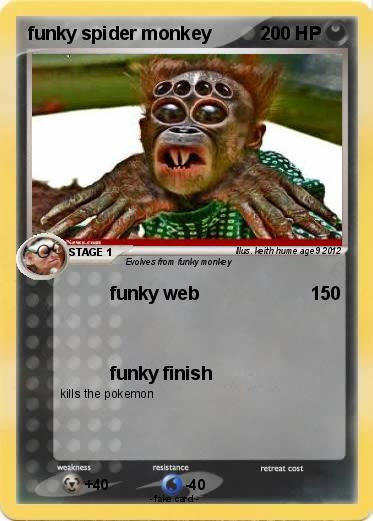 Pokemon funky spider monkey