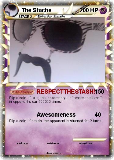 Pokemon The Stache