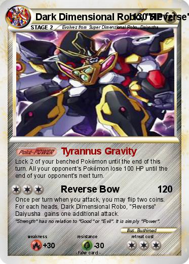 Pokemon Dark Dimensional Robo, "Яeverse" Daiyusha