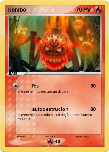 Pokemon bombo
