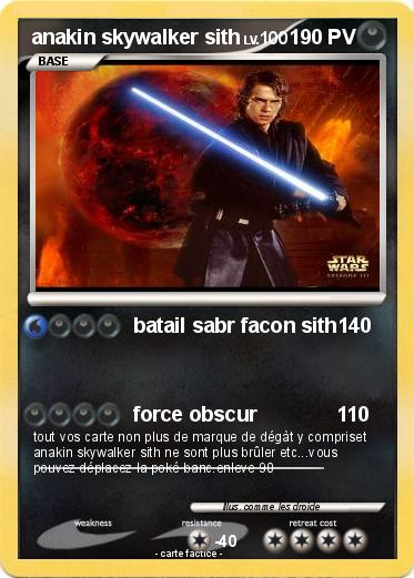 Pokemon anakin skywalker sith
