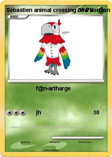 Pokemon Sébastien animal crossing new horizon