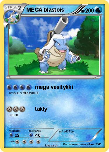 Pokemon MEGA blastois