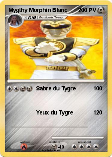 Pokemon Mygthy Morphin Blanc
