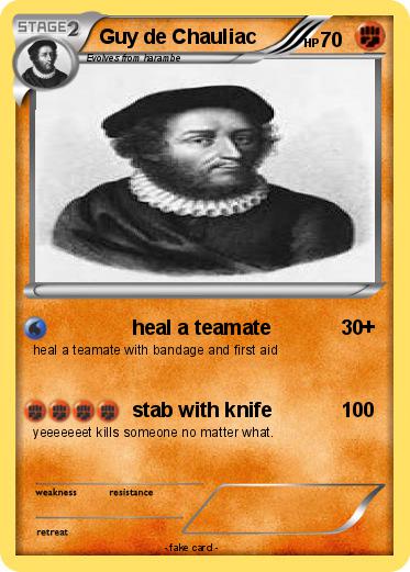 Pokemon Guy de Chauliac