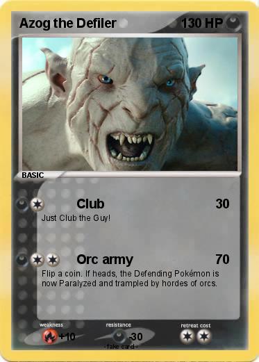 Pokemon Azog the Defiler