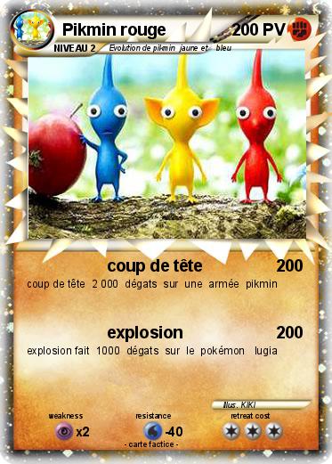Pokemon Pikmin rouge