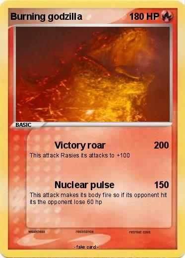 Pokemon Burning godzilla