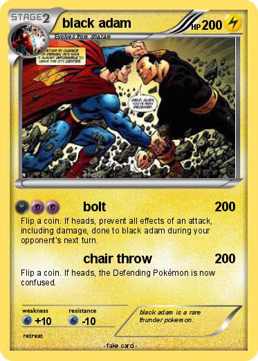 Pokemon black adam
