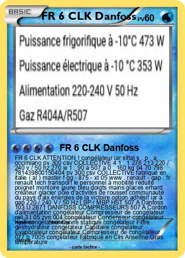 Pokemon FR 6 CLK Danfoss