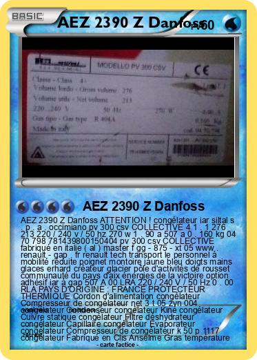 Pokemon AEZ 2390 Z Danfoss