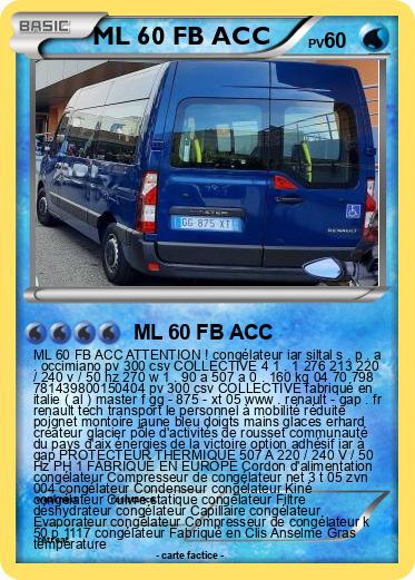 Pokemon ML 60 FB ACC