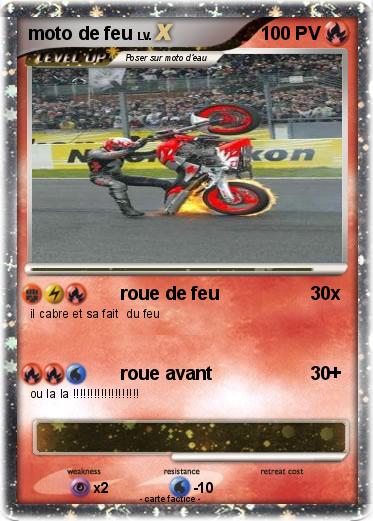 Pokemon moto de feu