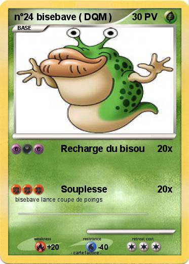 Pokemon n°24 bisebave ( DQM )