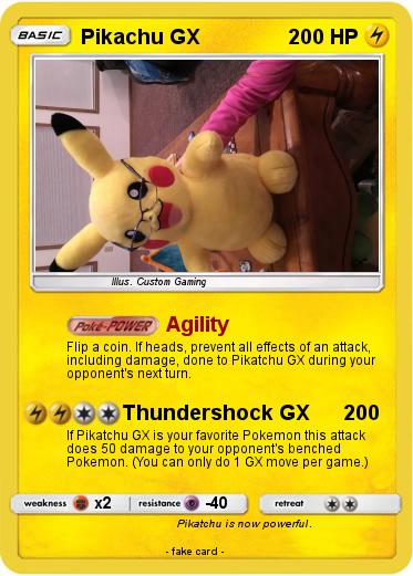 Pokemon Pikachu GX